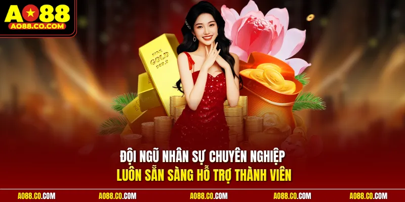 Đội ngũ nhân sự chuyên nghiệp luôn sẵn sàng hỗ trợ thành viên